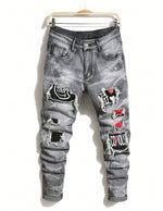 Slim-fit Stretch Straight-leg Pants