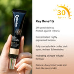 Hydrating Lightweight BB Cream, Long-wear Natural Fit Tinted Makeup Base, Non-cast White Sun Protection Primer, 30g