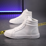 Plus Size Men's Leather Boots Fashion Casual Ankle Boots