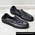 Men's Single-layer Casual Soft Soled Leather Shoes