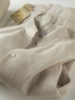 Mens Loose-fit Trendy Versatile Solid-color Casual Shirt