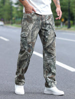 Stretchy Loose Straight Pants