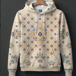 Mens Casual Hooded Long-sleeve Sweatshirt