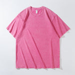 Heavy Cotton Washing To Make Old Short Sleeves