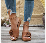 SpringSummer New Arrival A Single-flower Open-toe Sandal