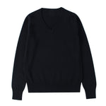 School-supplied Dark Gray Long-sleeve Knit Top
