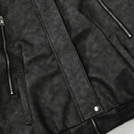 Men's FallWinter Loose Casual Leather Clothing Coat