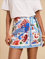Womens Beach-style Resort Skirt