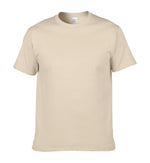 Unisex Casual Solid-color Cotton T-shirt