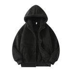 Women's Casual Fleece Cardigan Zip-Up Jacket