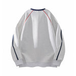 Patchwork Sporty Relaxed-fit Sweatshirt