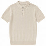 Casual Knitted Short-sleeve Mens Polo Shirt