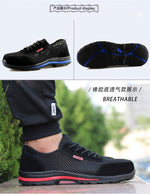 Anti Smashing And Puncture Labor Protection Shoes Are Breathable