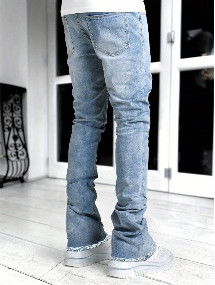 Shanxi Stretchy Slim Straight Pants