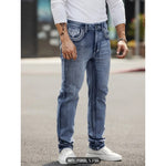 Shanxi Stretchy Slim Straight Pants