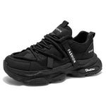 Men's Autumn Sneakers, Chinese Trendy Hong Kong Retro Minimalist Chunky Dad Shoes, Versatile Casual Running Athletic Footwear