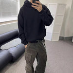 Autumn Winter Solid-Color Hoodie For Men And Women