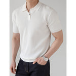 Men's Polo Knitted Short-Sleeve T-Shirt