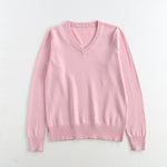 School-supplied Dark Gray Long-sleeve Knit Top