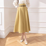 Womens Skirt Summer New Japanese-Korean Style High-waisted