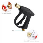 Short Wand High Pressure Car Wash Gun Heavy-Duty Brass Connector Power Washer