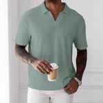 Casual Stylish Mens Hollow-out Short Top
