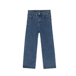 Korean-style Straight-leg Denim Pants For Men