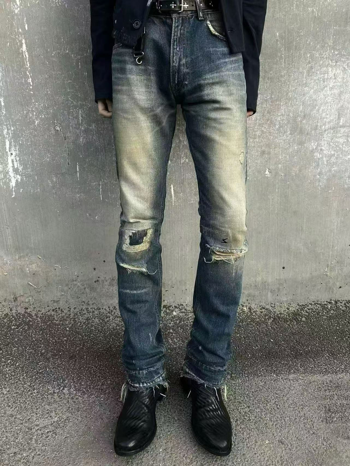 Shanxi Stretchy Slim Straight Pants