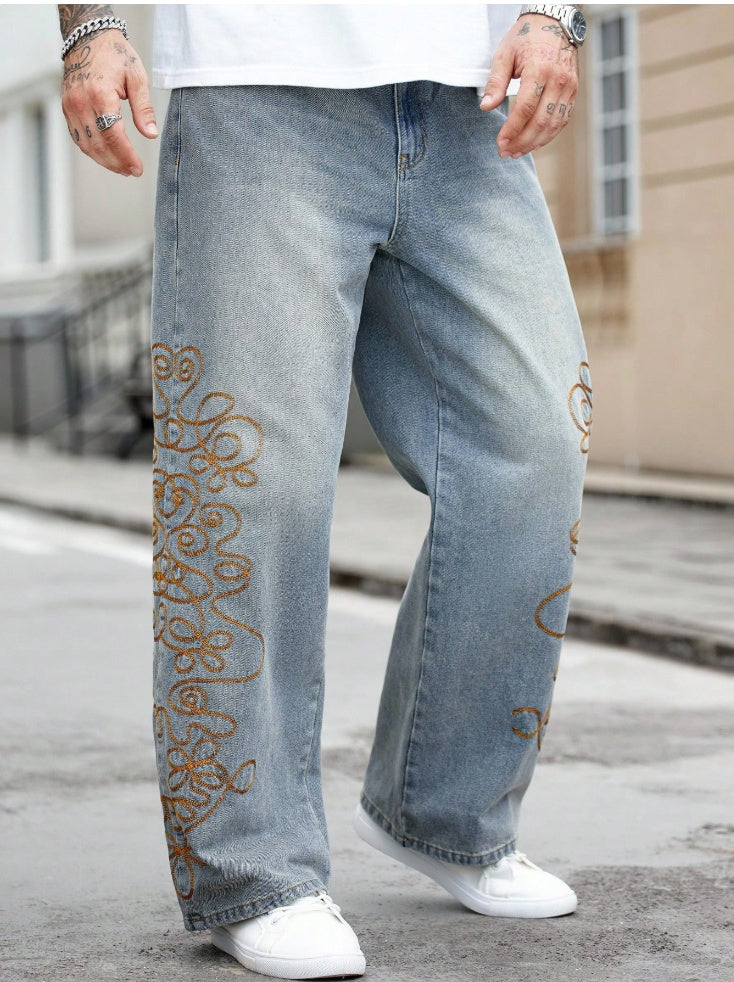 Unlined Loose Straight Pants