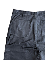 Devil Season Wax-Coated Knee-Long Pants Straight-Leg Logging Work Trousers