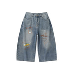 Wide-leg Capri Jeans Summer American Style