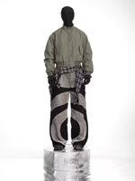 Multi-layer Patchwork Jeans For Men