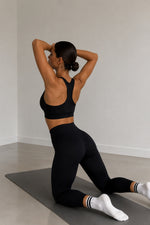 Women's High Waist Full Length Leggings Soft Stretch Slim Fit Basic Pants