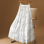 Two-way Wear High-end Printed Chiffon Skirt