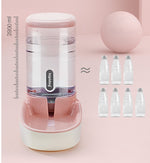 Pet dog automatic feeder microphone dog automatic drinking fountain