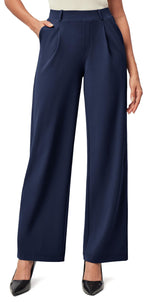 Womens High-Waisted Stretchy Work Business Casual Pants