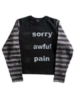 Long-sleeve Crewneck Striped Sweatshirt