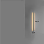 Simple Modern Minimalist Long Strip Living Room Grille Wall Lamp