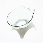 Cat Elevated Feeder Stand With Transparent Bowl