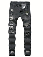 Shanxi Stretchy Slim Straight Pants