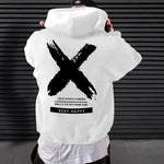 Men's Fashionable Letter-Print Drawstring Hoodie