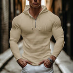 Men Slim Fit Trendy Long Sleeve Hoodie