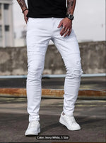 Shanxi Stretchy Slim Straight Pants