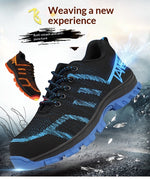 Summer Woven Labor Protection Shoes For Men Solid And Breathable At The Bottom Of The Heart