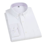 Mens Casual Long-sleeve All-cotton Shirt Jacket