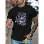 Mens Casual Summer T-Shirt With 3D Print