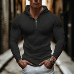 Men Slim Fit Trendy Long Sleeve Hoodie