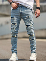 Slim-fit Stretch Straight-leg Pants