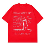 Mens Quantum Mechanics Creative Print Short Sleeve