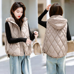 Korean-style Cropped Vest Jacket For Women